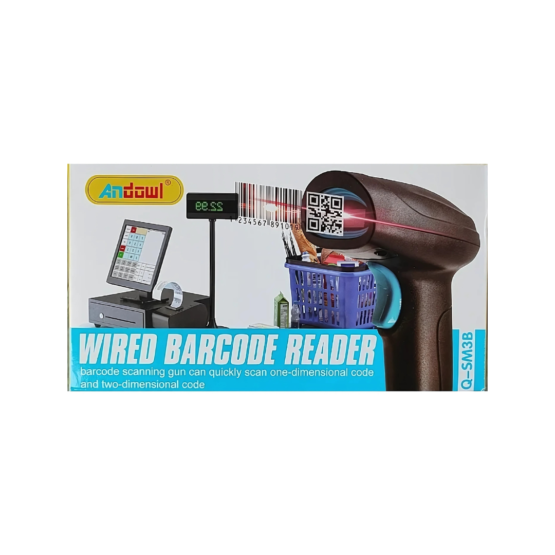 Andowl USB Wired Barcode Reader