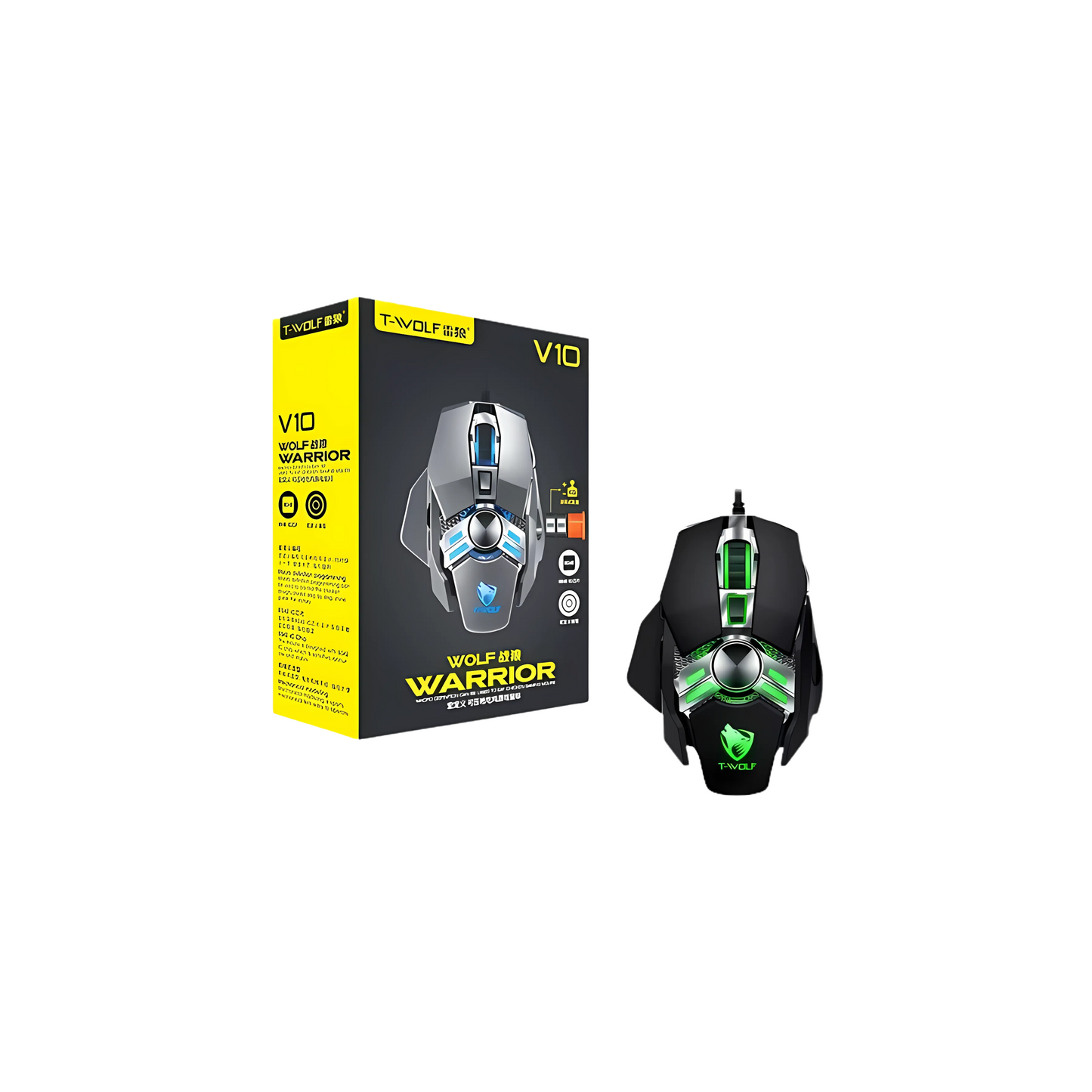 T-WOLF V10 Wired Gaming Mouse
