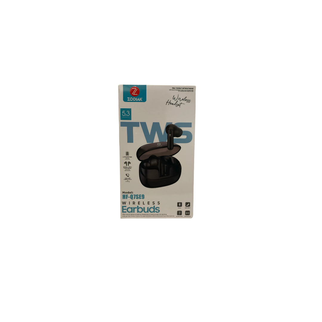 ZODIAK Wireless Earbuds 5.3V HF-Q7SE9