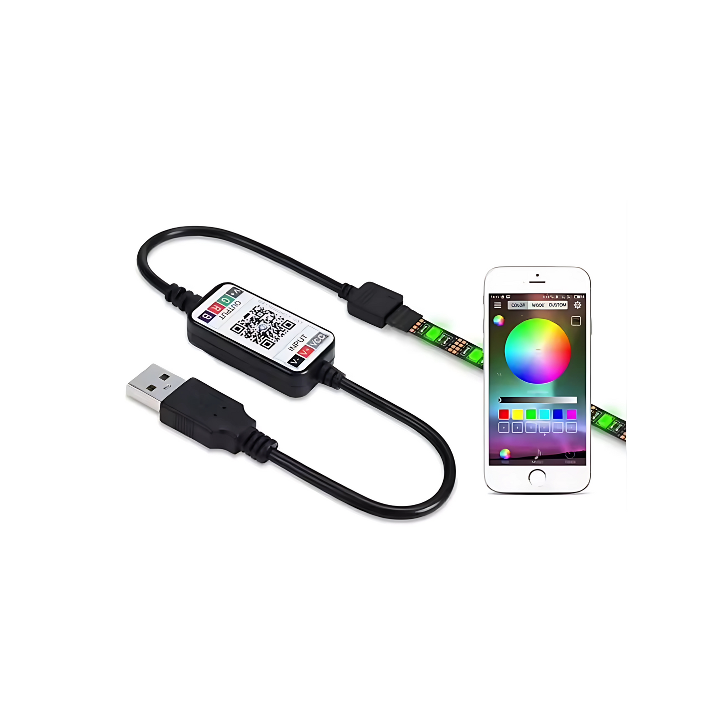 LED Light phone Bluetooth controller