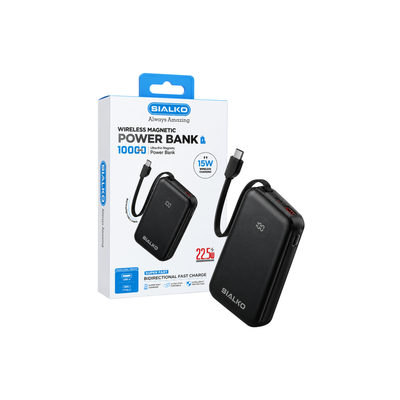 Sialko PB408 | 15W MagSafe 10,000 mAh USB PowerBank