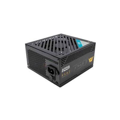 750W gaming power supply placed on a white background 