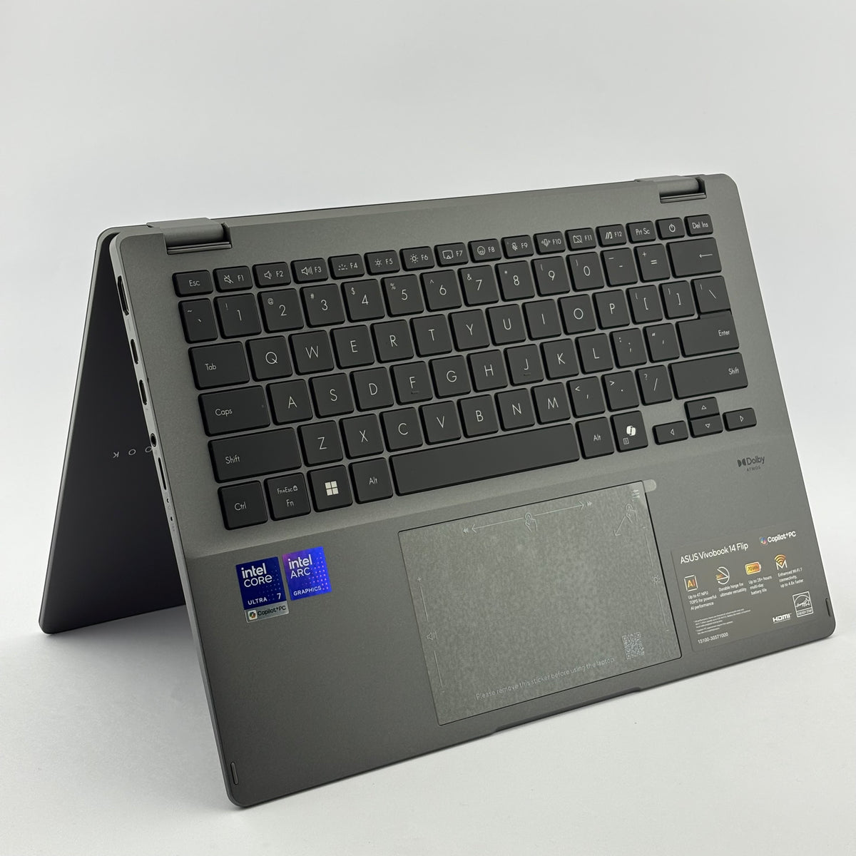 Asus Vivobook 14 Flip Intel Core Ultra 7 256V 16GB RAM 512GB SSD Win 11 Home OLED Touch Screen Laptop
