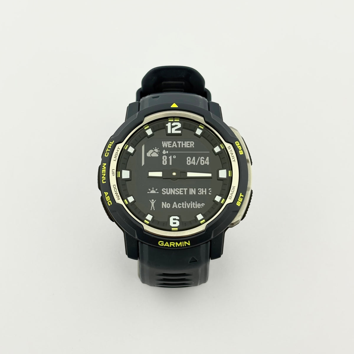 Pre Owned Garmin Instinct Crossover (45 mm) Hybrid Rugged Smartwatch