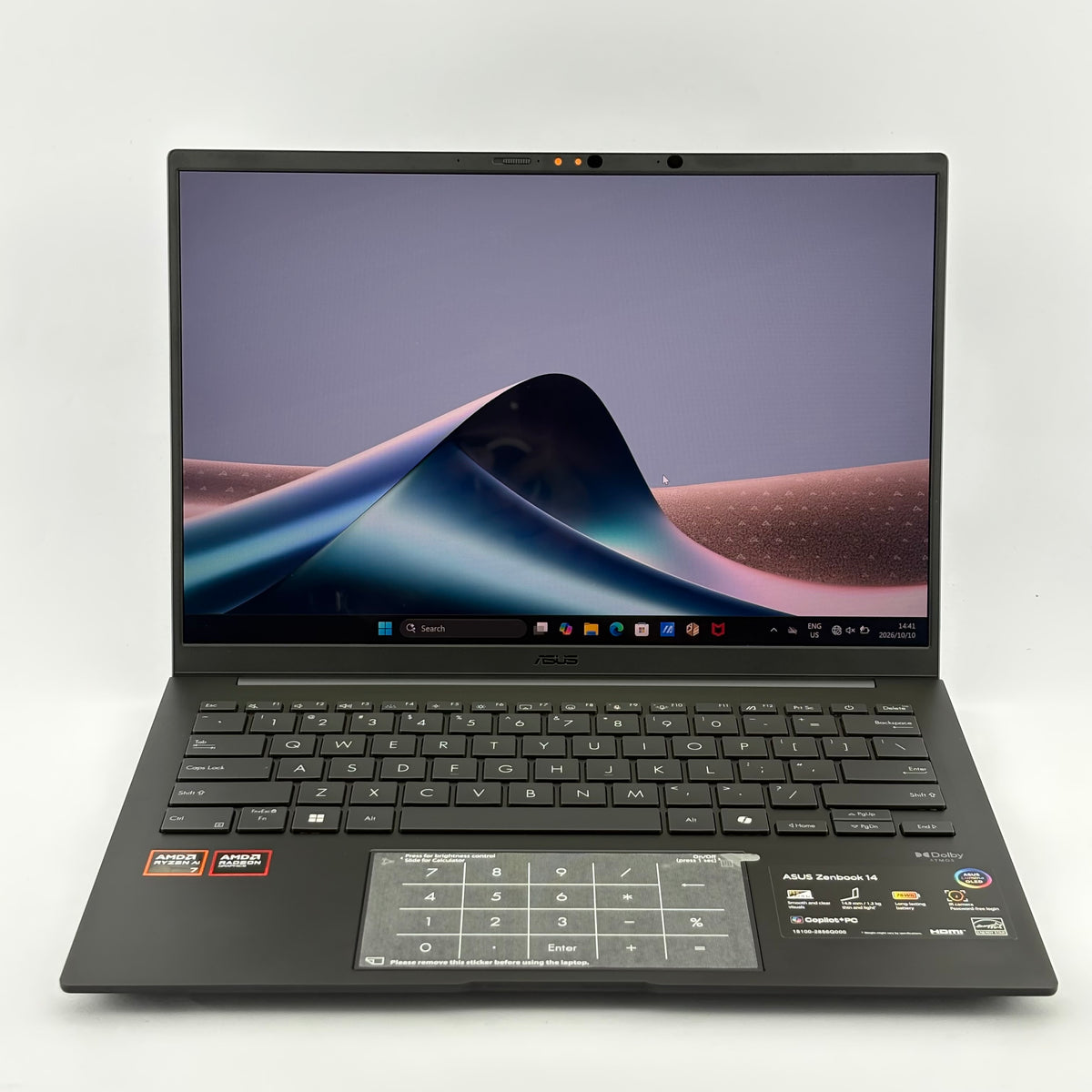 Asus Zenbook 14 OLED UM3406GA AMD Ryzen Ai 7-445 16GB RAM 1TB SSD 14" OLED Display Win 11 Home AI Laptop