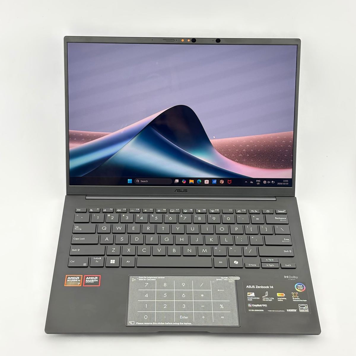 Asus Zenbook 14 OLED UM3406GA AMD Ryzen Ai 7-445 16GB RAM 1TB SSD 14" OLED Display Win 11 Home AI Laptop