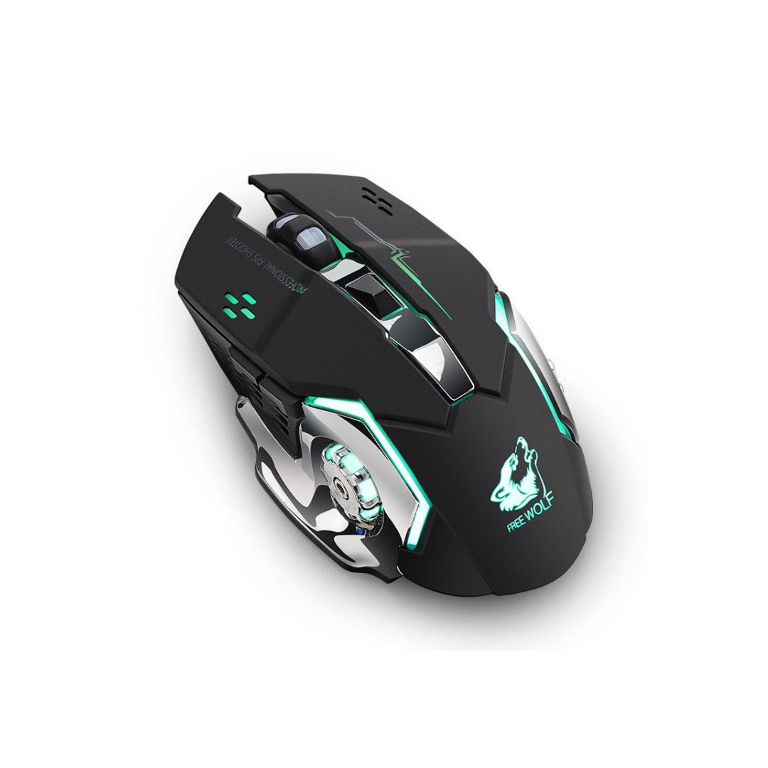 T-WOLF V6 USB Wired Gaming Mouse - 6 Buttons – eWorkshop