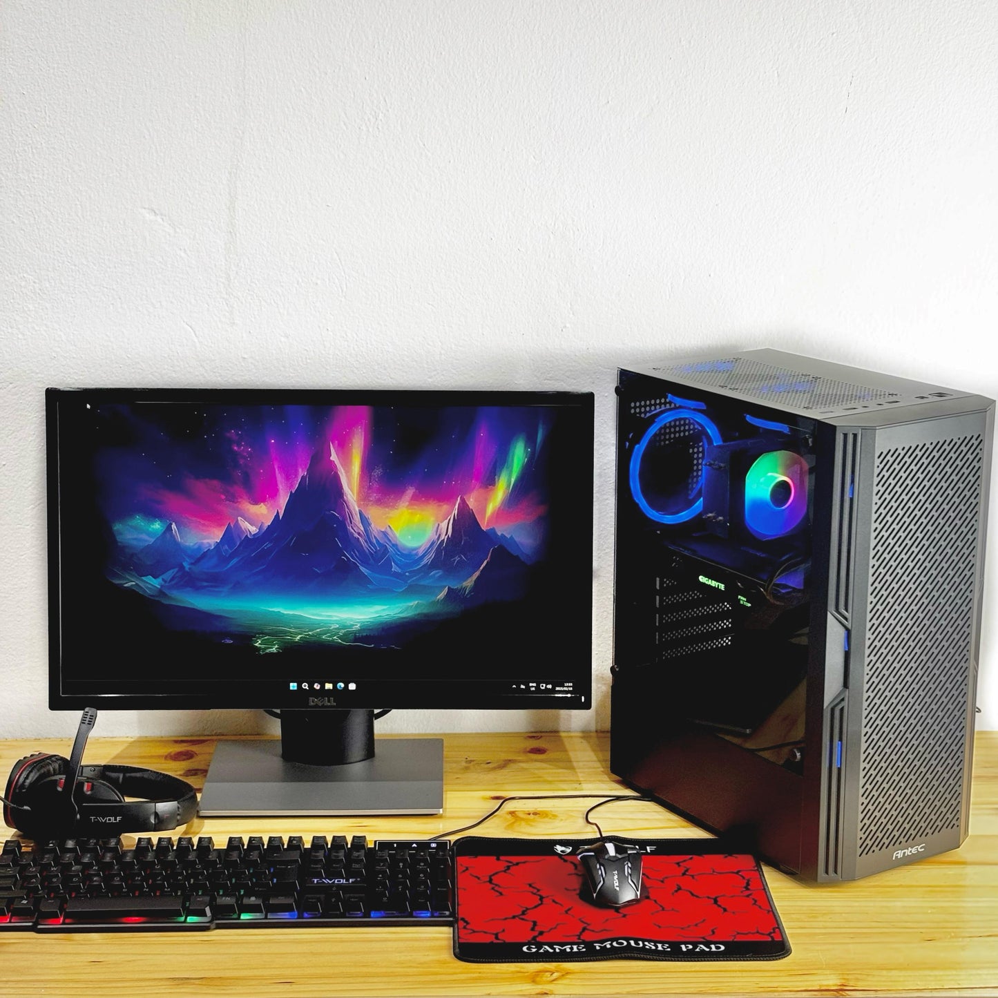 Gaming Pc Setup Intel Core i5 8GB DDR4 RAM 4GB GDDR5 GIGABYTE AMD RADEON RX570 GRAPHICS CARD